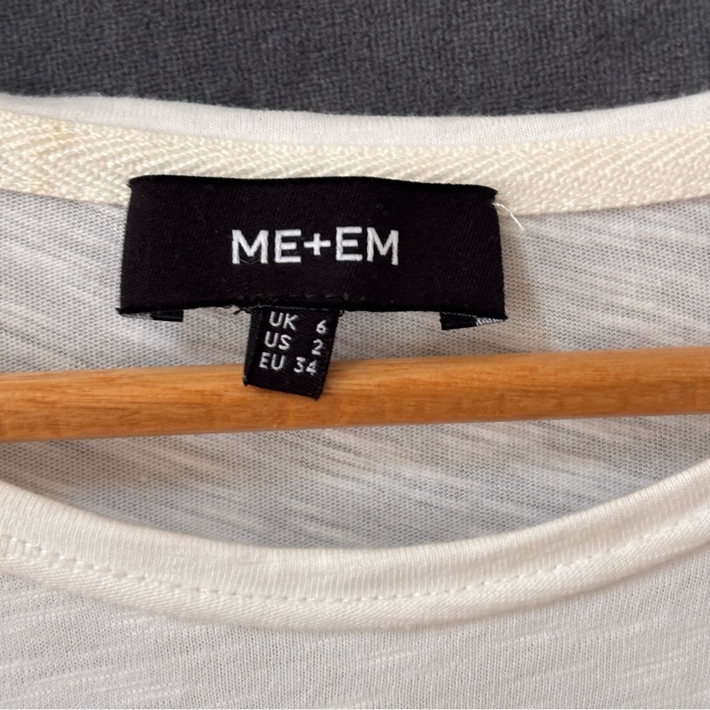ME+EM Ruched Cuff Long Sleeve Top – Women’s Sz US 2 - Picture 5 of 9